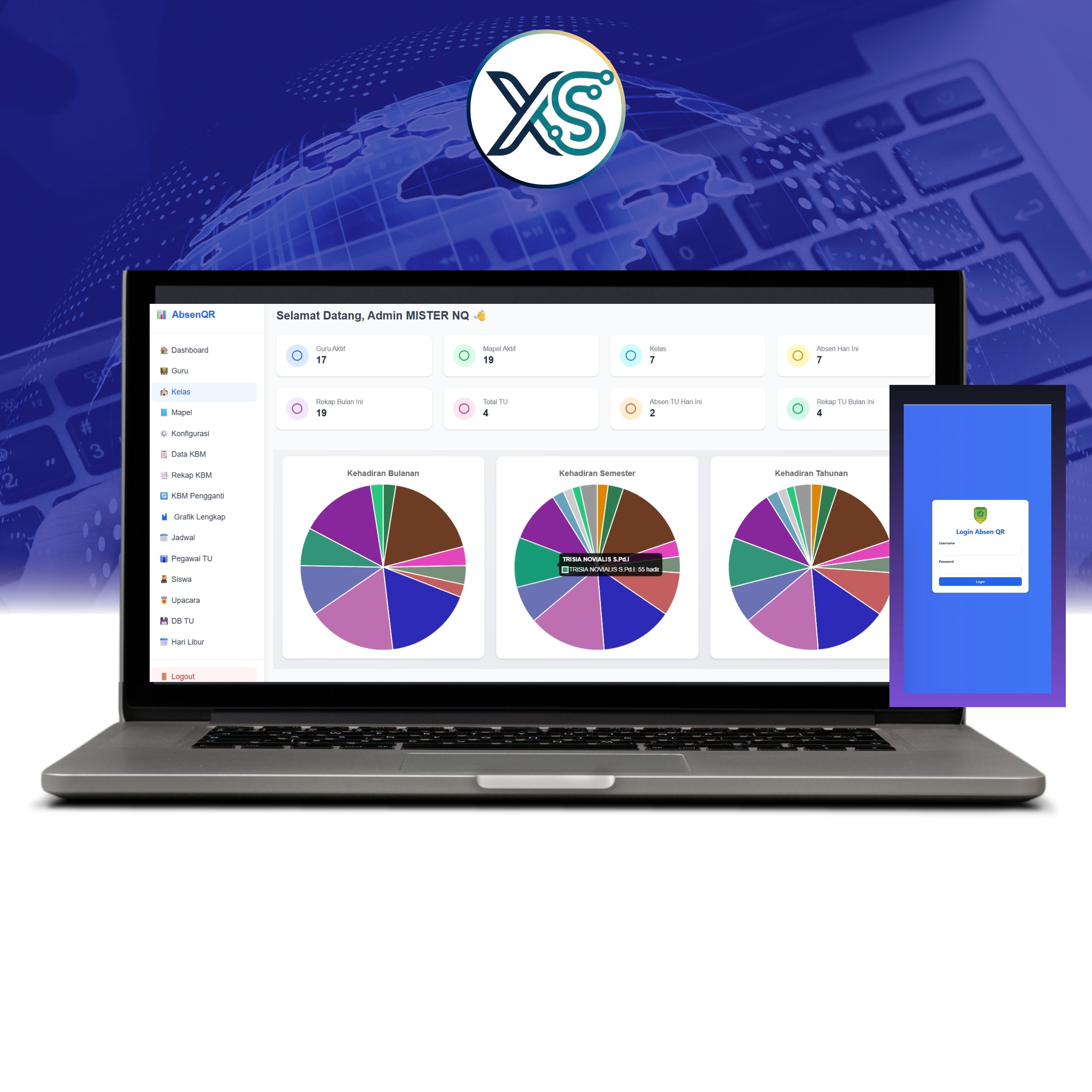Web Absen QR Guru dan Murid MI